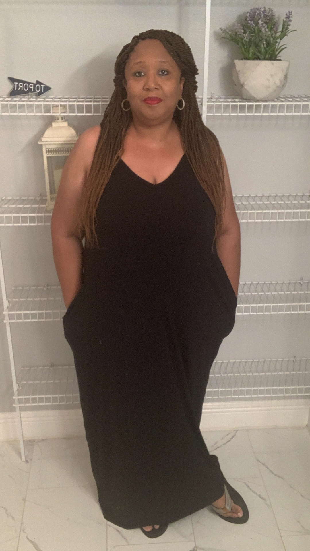 Plus Size Black T-Shirt Dress