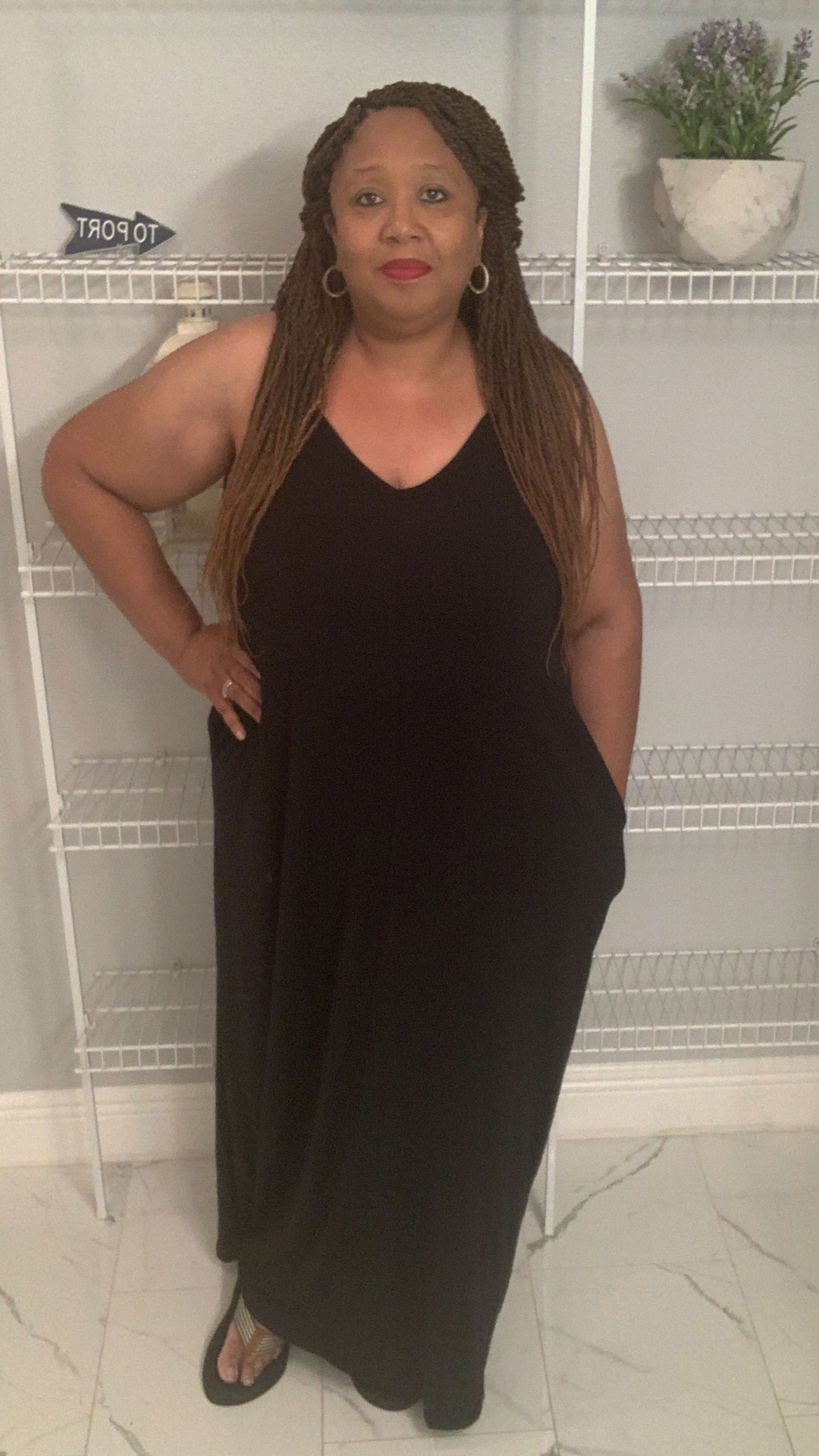 Plus Size Black T-Shirt Dress