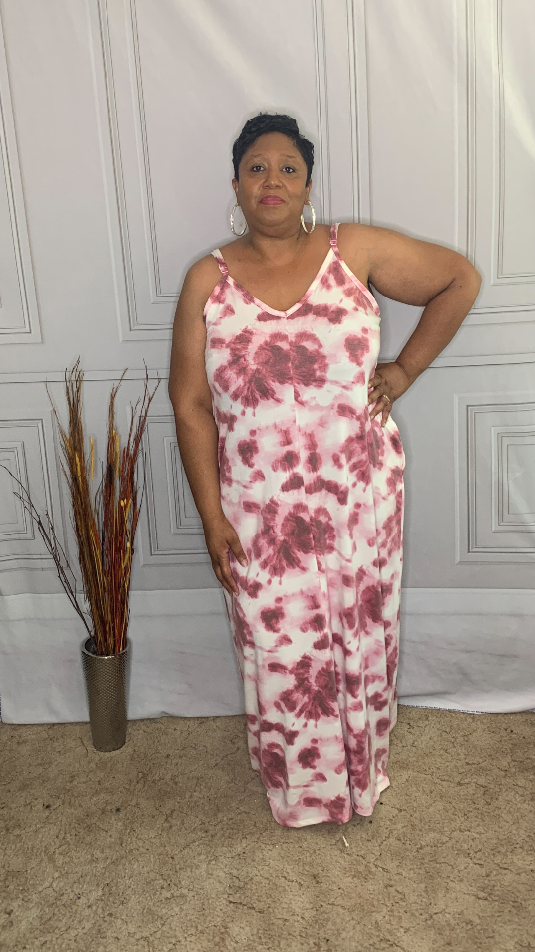 Plus Size Magenta Maxi Dress – Curvy and Beautiful Boutique