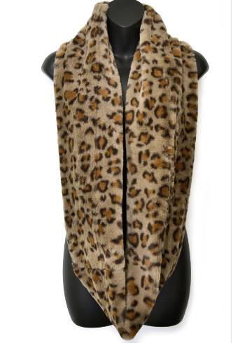 Leopard Fur  Scarves