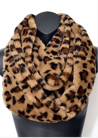 Leopard Fur  Scarves